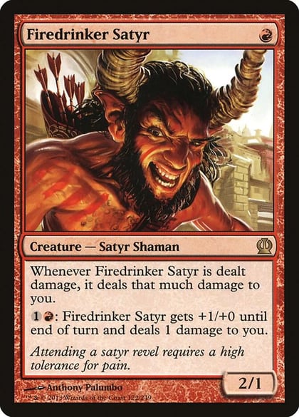 Firedrinker Satyr, Theros 122