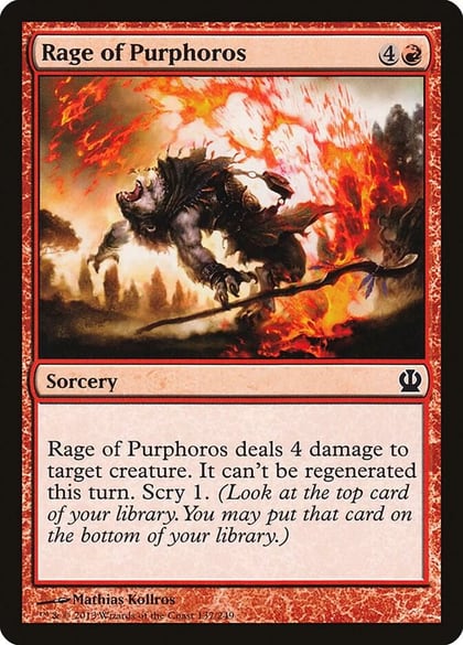 Rage of Purphoros, Theros 137
