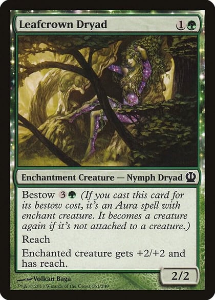 Leafcrown Dryad, Theros 161
