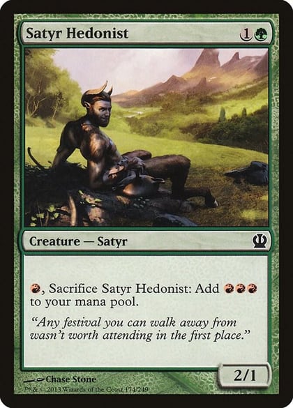 Satyr Hedonist, Theros 174
