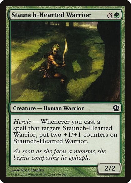 Staunch-Hearted Warrior, Theros 179