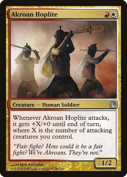 Akroan Hoplite, Theros 185