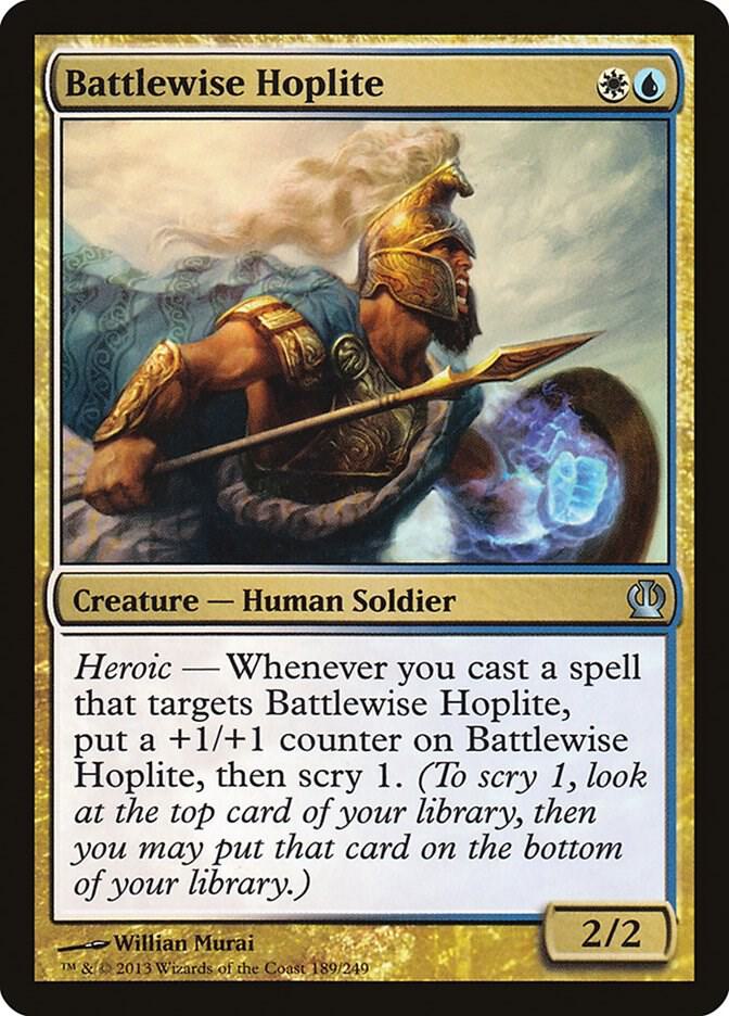 Battlewise Hoplite, Theros 189