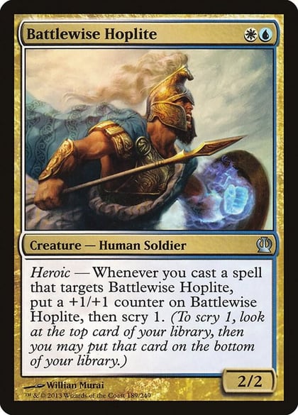 Battlewise Hoplite, Theros 189