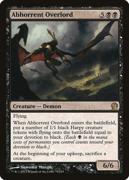 Abhorrent Overlord, Theros 75