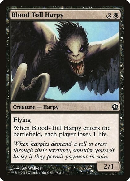 Blood-Toll Harpy, Theros 79