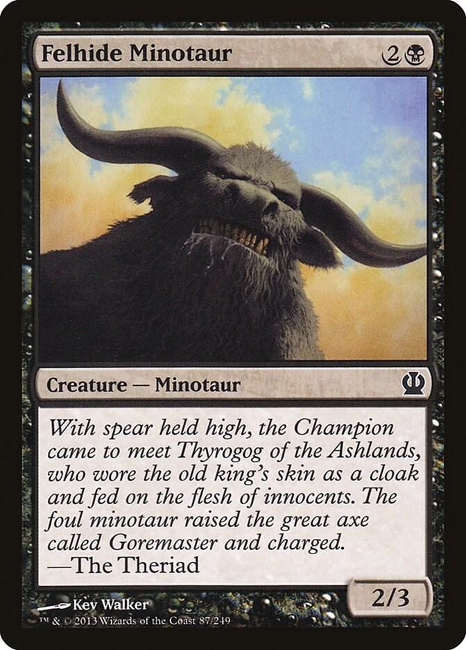 Felhide Minotaur, Theros 87