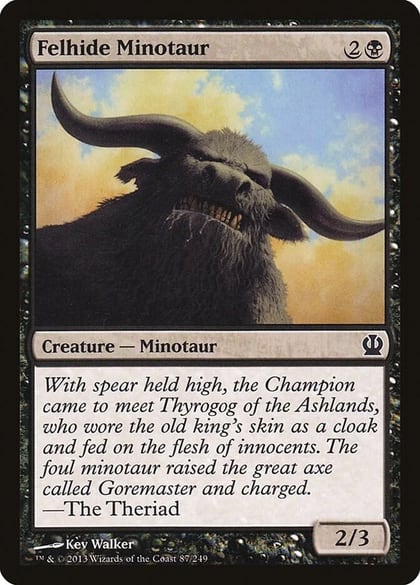 Felhide Minotaur, Theros 87