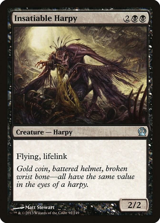 Insatiable Harpy, Theros 92