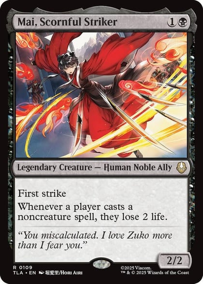 Mai, Scornful Striker, Avatar: The Last Airbender 109