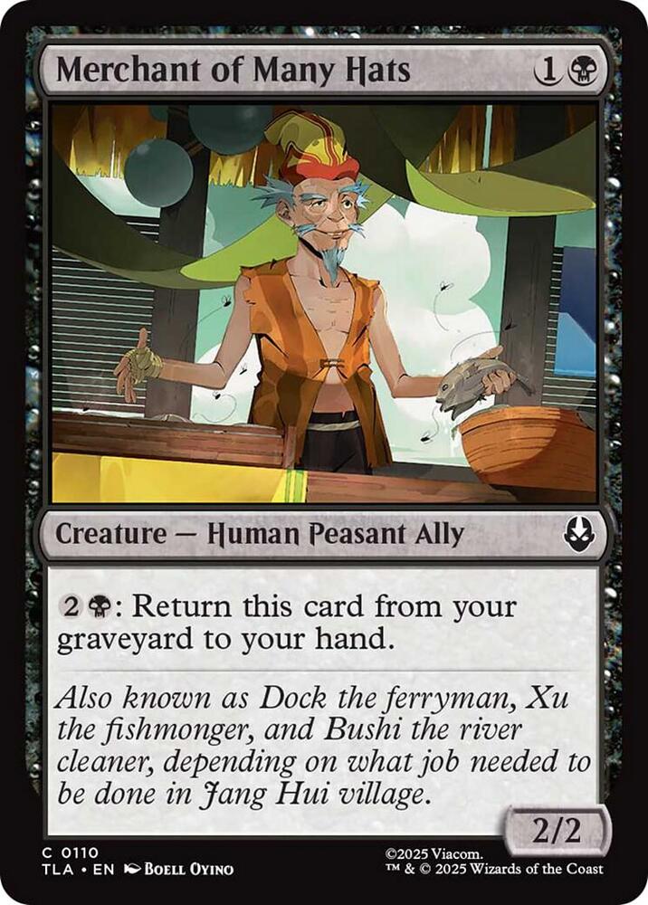 Merchant of Many Hats, Avatar: The Last Airbender 110