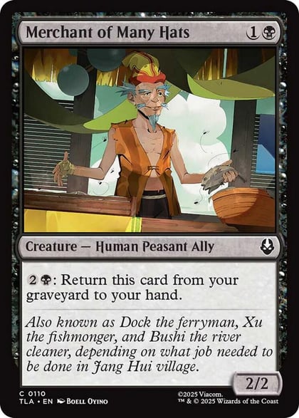 Merchant of Many Hats, Avatar: The Last Airbender 110