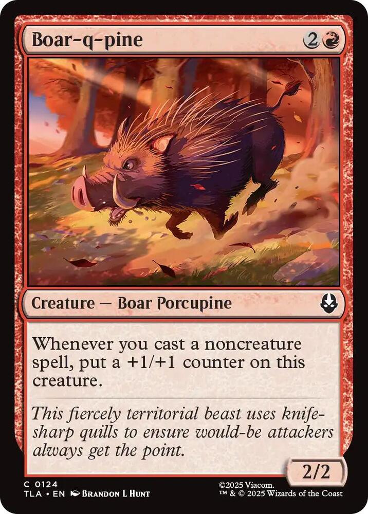 Boar-q-pine, Avatar: The Last Airbender 124