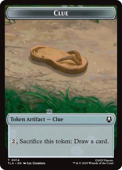 Clue (0014) // Copy (0002) Double-Sided Token, Avatar: The Last Airbender 14 // 2