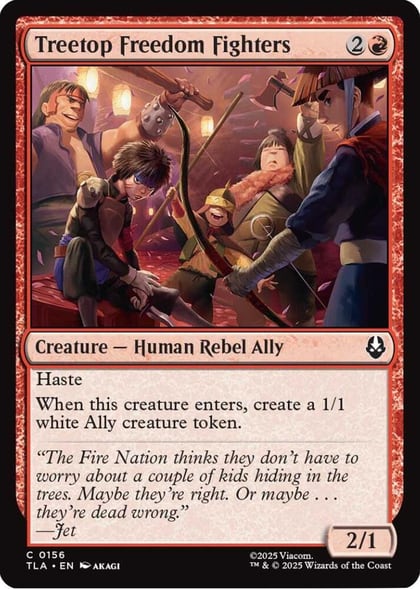 Treetop Freedom Fighters, Avatar: The Last Airbender 156