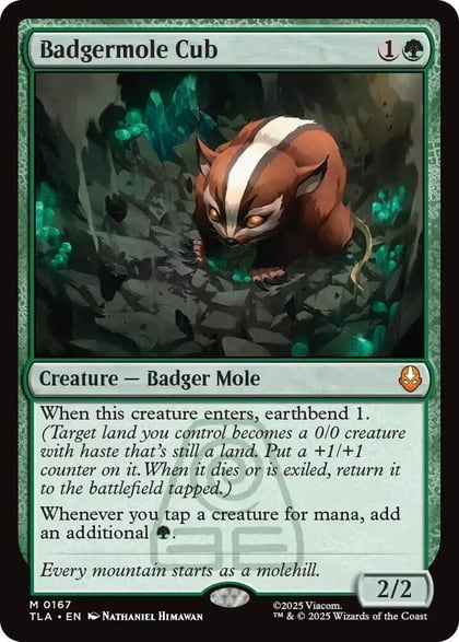 Badgermole Cub, Avatar: The Last Airbender 167