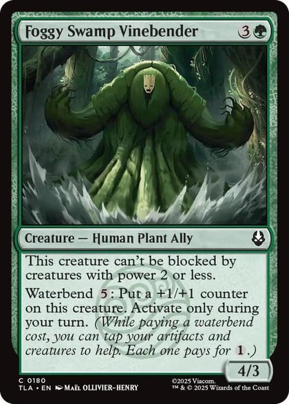 Foggy Swamp Vinebender, Avatar: The Last Airbender 180