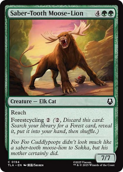 Saber-Tooth Moose-Lion, Avatar: The Last Airbender 194