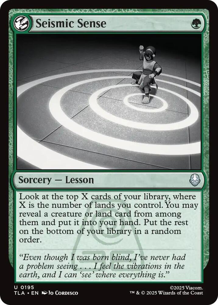 Seismic Sense, Avatar: The Last Airbender 195