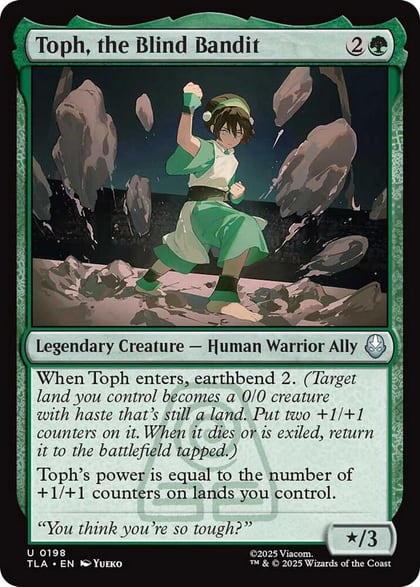 Toph, the Blind Bandit, Avatar: The Last Airbender 198