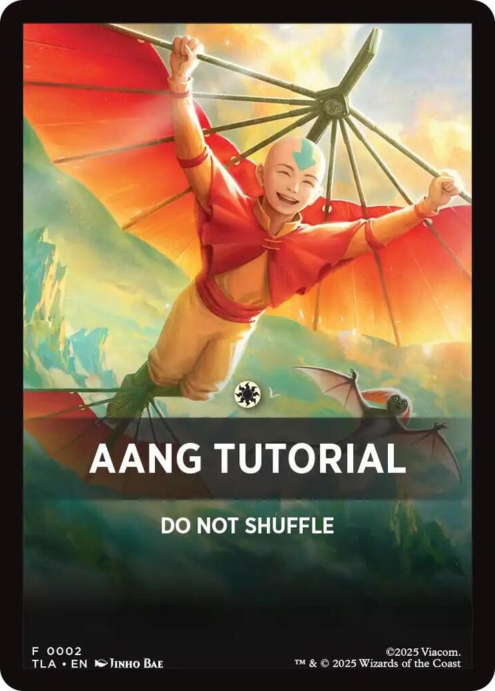 Aang Tutorial Theme Card, Avatar: The Last Airbender 2