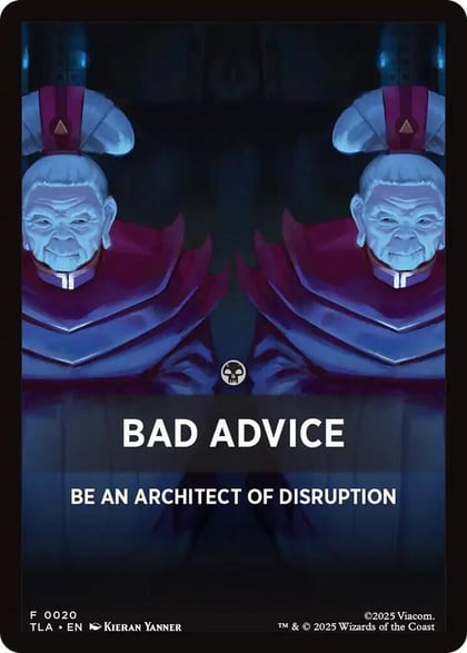Bad Advice Theme Card, Avatar: The Last Airbender 20