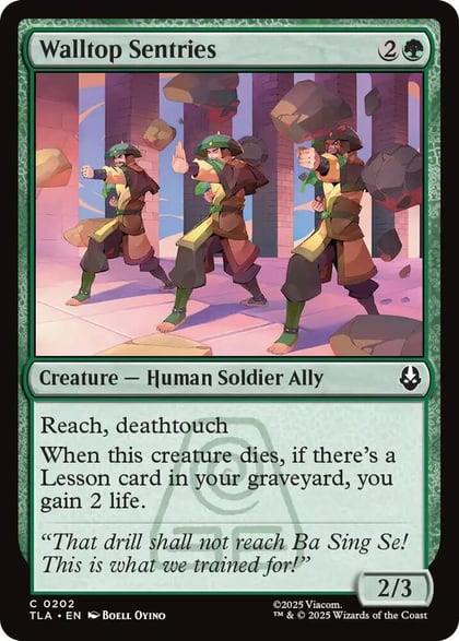 Walltop Sentries, Avatar: The Last Airbender 202