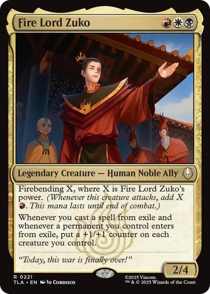 Fire Lord Zuko, Avatar: The Last Airbender 221