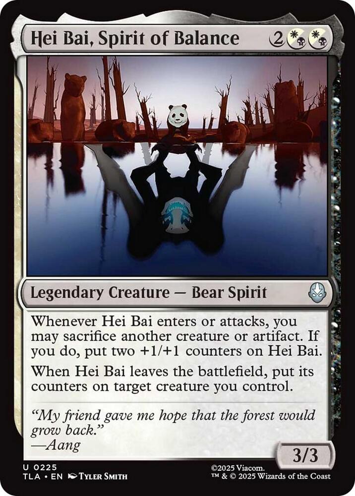 Hei Bai, Spirit of Balance, Avatar: The Last Airbender 225
