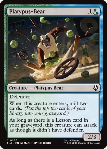 Platypus-Bear, Avatar: The Last Airbender 236