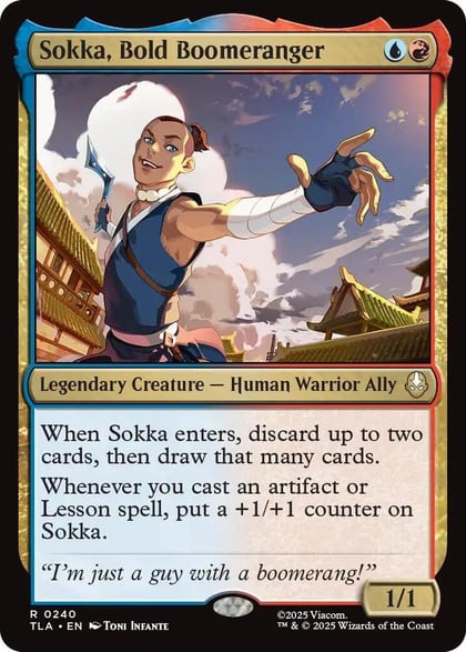 Sokka, Bold Boomeranger, Avatar: The Last Airbender 240