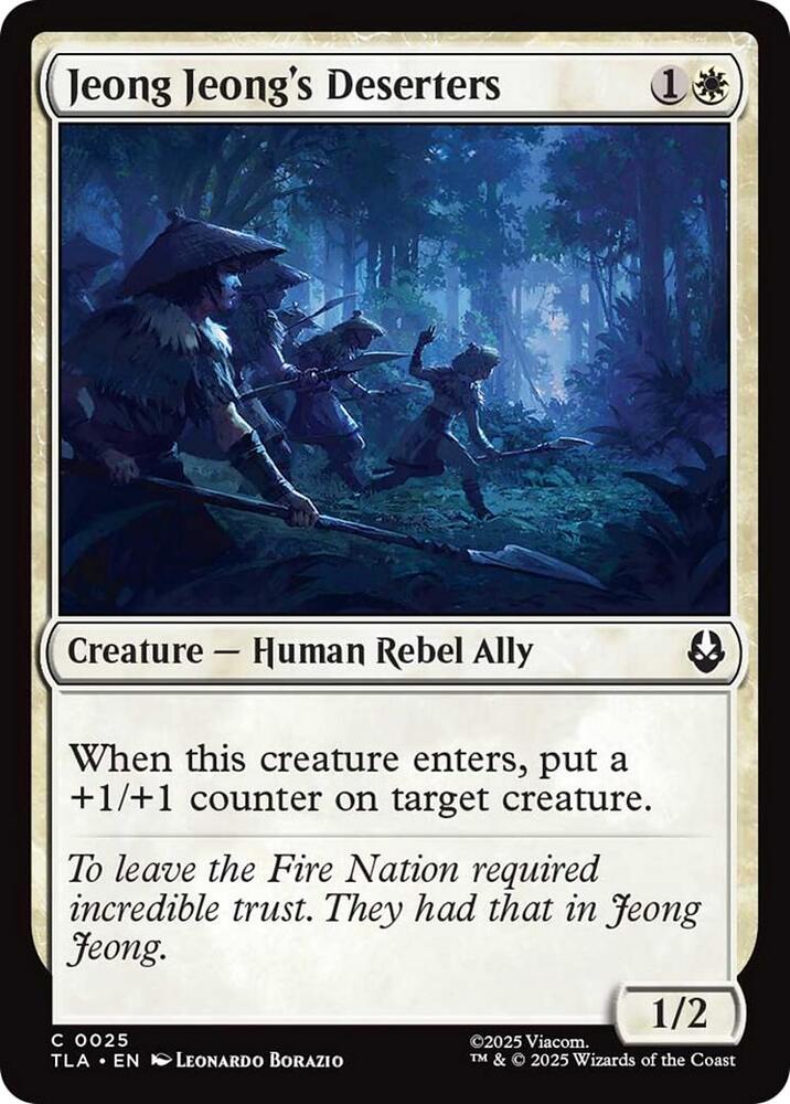 Jeong Jeong's Deserters, Avatar: The Last Airbender 25