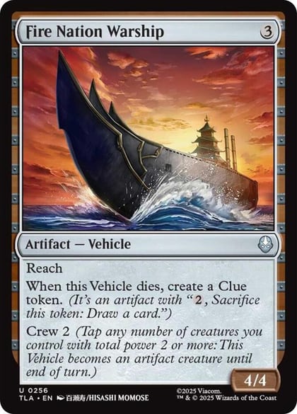 Fire Nation Warship, Avatar: The Last Airbender 256