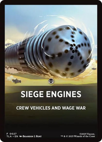 Siege Engines Theme Card, Avatar: The Last Airbender 27