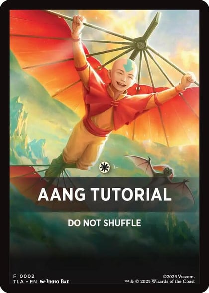Aang Tutorial Theme Card, Avatar: The Last Airbender 2