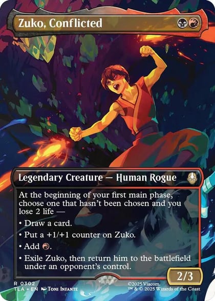 Zuko, Conflicted (Borderless), Avatar: The Last Airbender 302