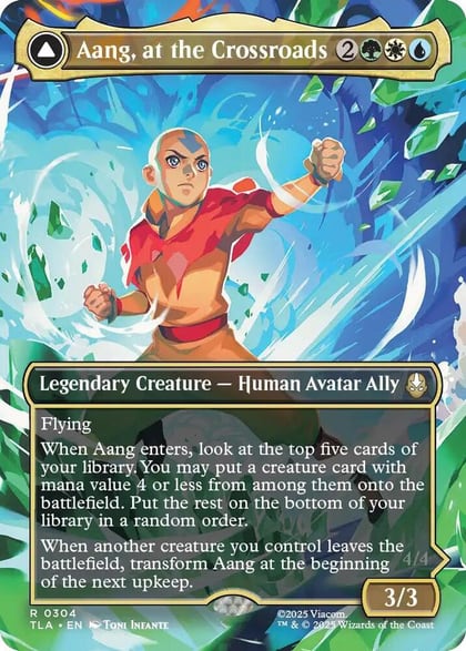 Aang, at the Crossroads (Borderless), Avatar: The Last Airbender 304
