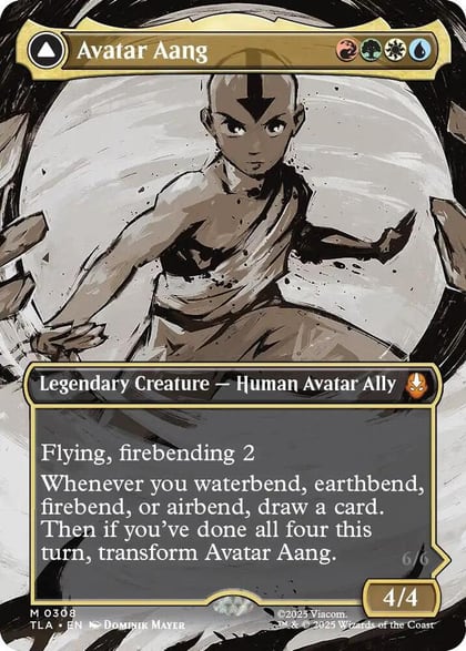 Avatar Aang (Borderless), Avatar: The Last Airbender 308
