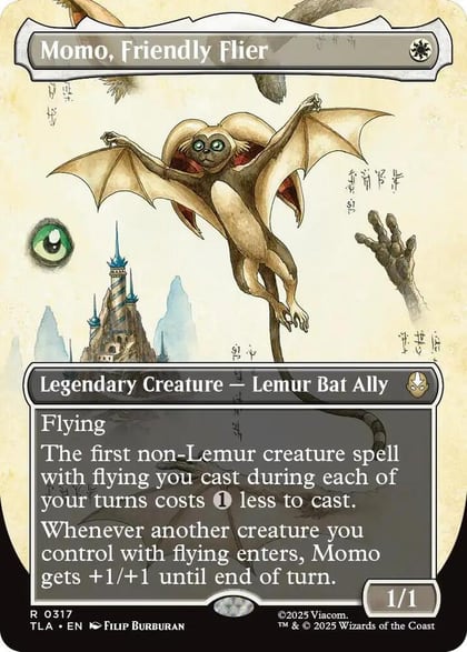 Momo, Friendly Flier (Borderless), Avatar: The Last Airbender 317