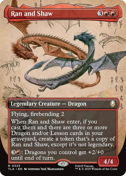 Ran and Shaw (Borderless), Avatar: The Last Airbender 325