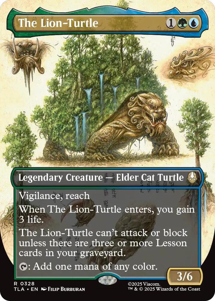 The Lion-Turtle (Borderless), Avatar: The Last Airbender 328