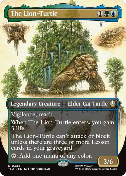 The Lion-Turtle (Borderless), Avatar: The Last Airbender 328