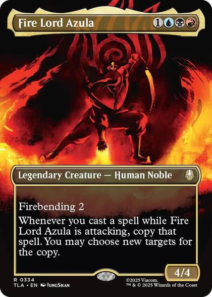 Fire Lord Azula (0334) (Borderless), Avatar: The Last Airbender 334