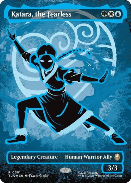 Katara, the Fearless (Borderless) (Neon Ink Foil), Avatar: The Last Airbender 361