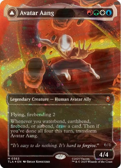 Avatar Aang (Raised Foil), Avatar: The Last Airbender 363