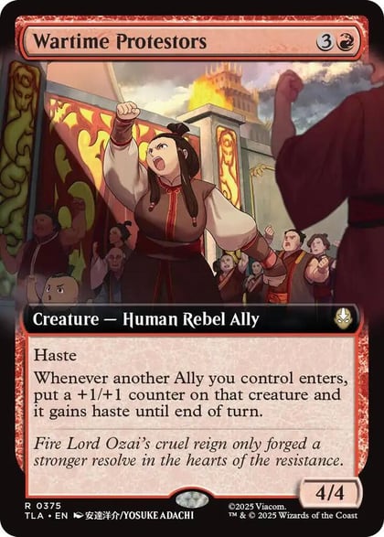 Wartime Protestors (Extended Art), Avatar: The Last Airbender 375