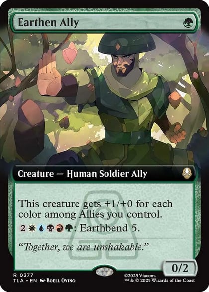 Earthen Ally (Extended Art), Avatar: The Last Airbender 377