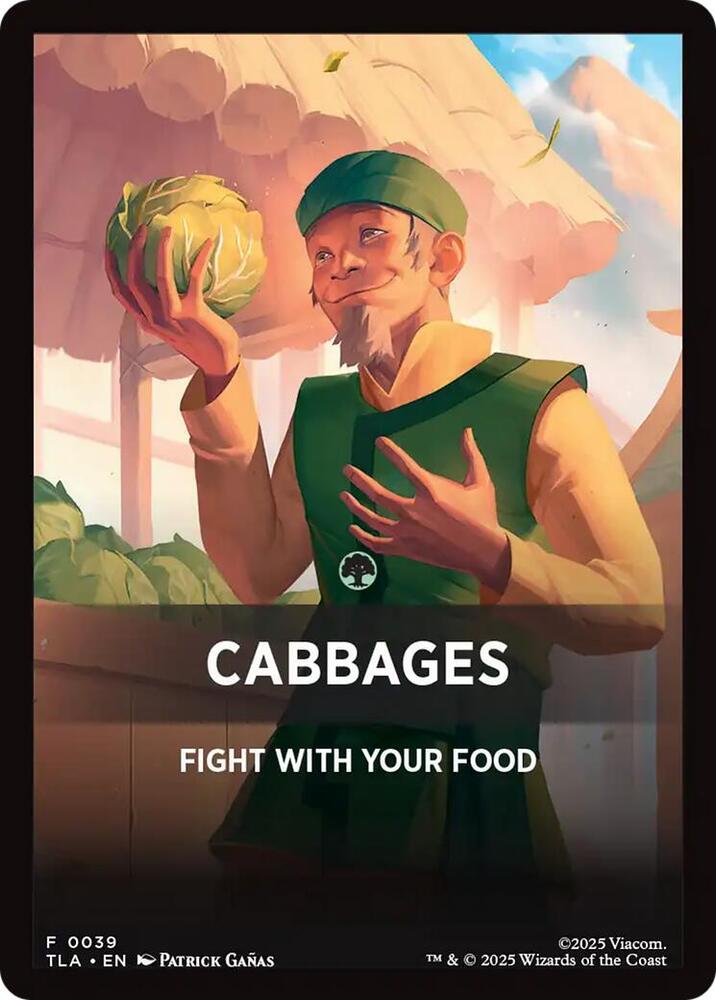 Cabbages Theme Card, Avatar: The Last Airbender 39