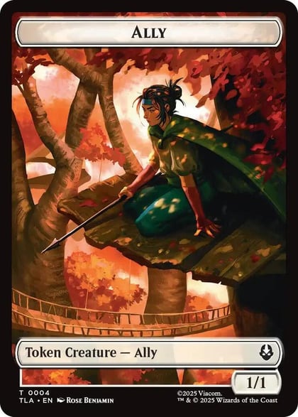 Ally (0004) // Spirit Double-Sided Token, Avatar: The Last Airbender 4 // 3