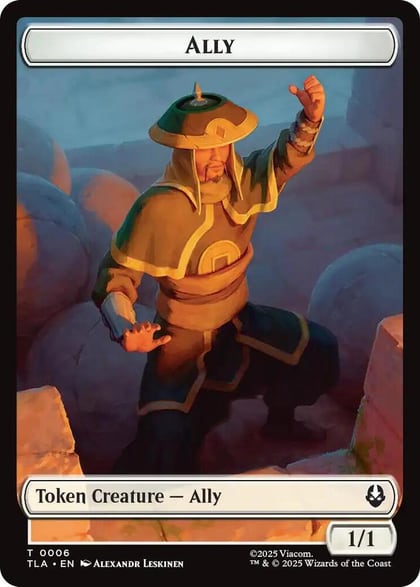 Ally (0006) // Clue (0017) Double-Sided Token, Avatar: The Last Airbender 6 // 17